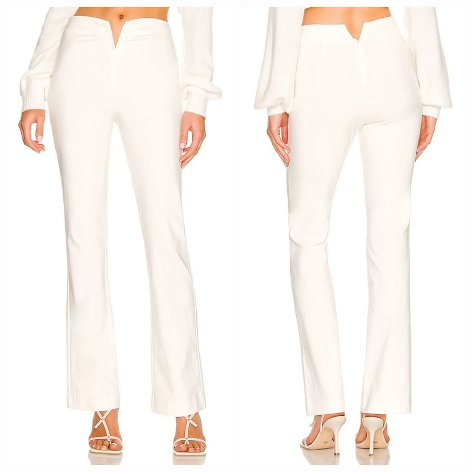 h:ours Ida Pant in Ivory Medium - Image 2