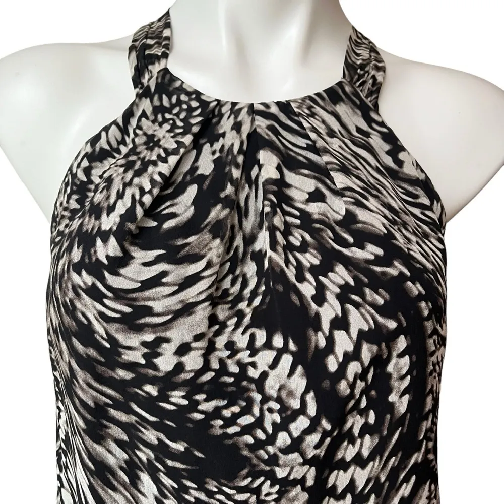 Ann Taylor High Neck Racerback Silk Blouse, Sz 4 - Image 10