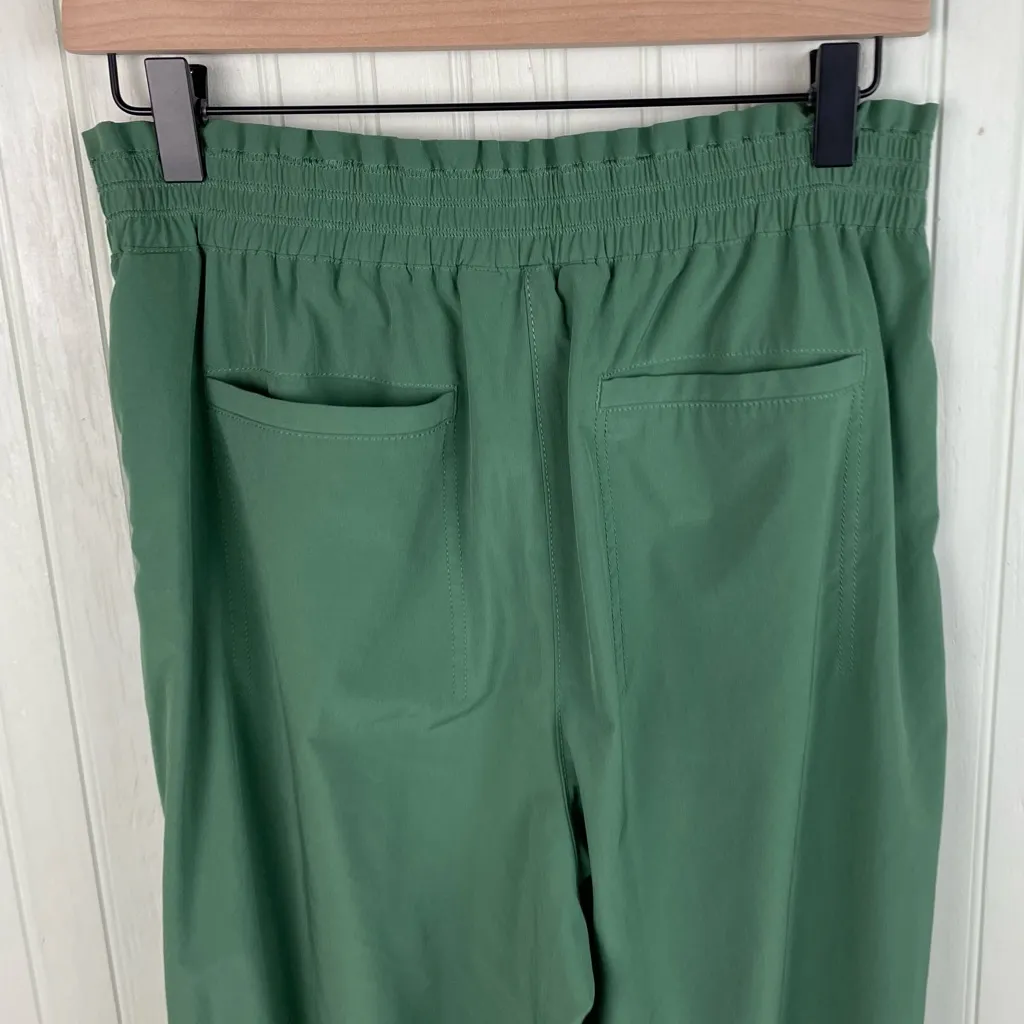 Athleta Savannah Jogger in Vineyard Green Women's Size 6 Paperbag Waist Sleek - Image 5