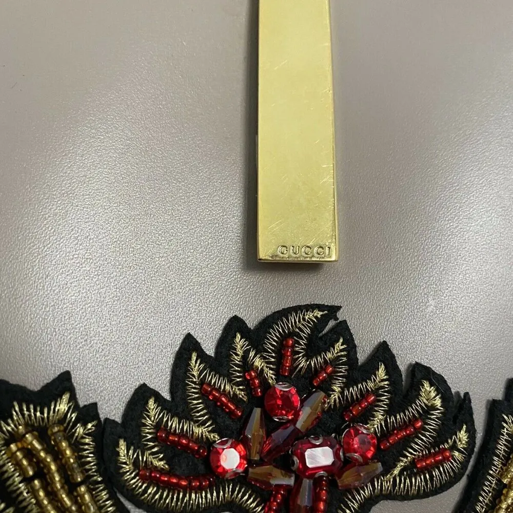 GUCCI Vintage Leather Shoulder bag Customized W/ D - Image 6