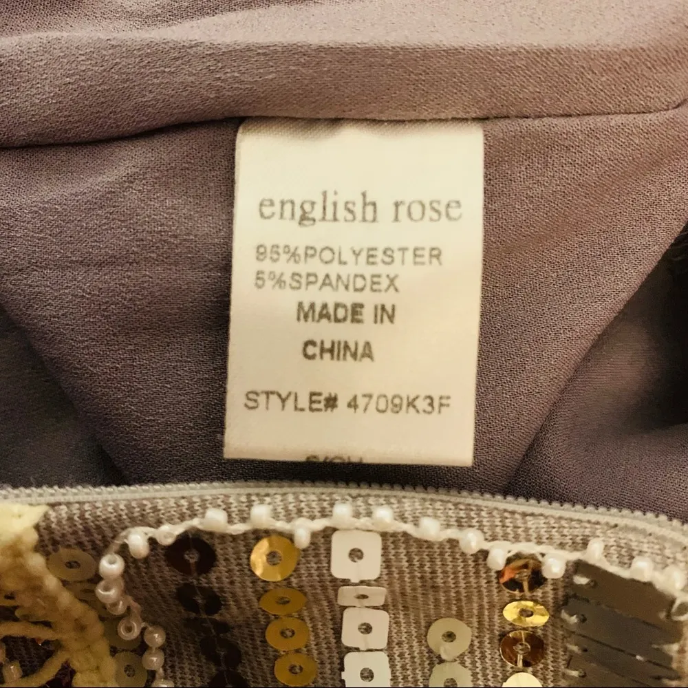 English Rose sequin mini skirt. - Image 7