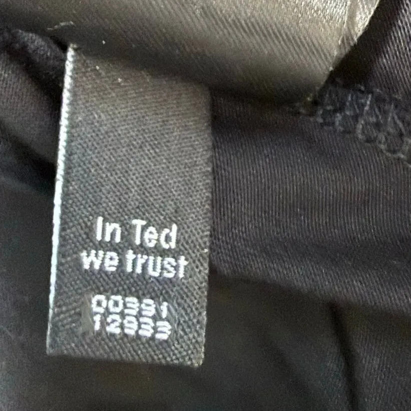 Ted Baker Crewneck Top Long Sleeve Shirt Size 1 (XS/Small) Black NWOT - Image 5