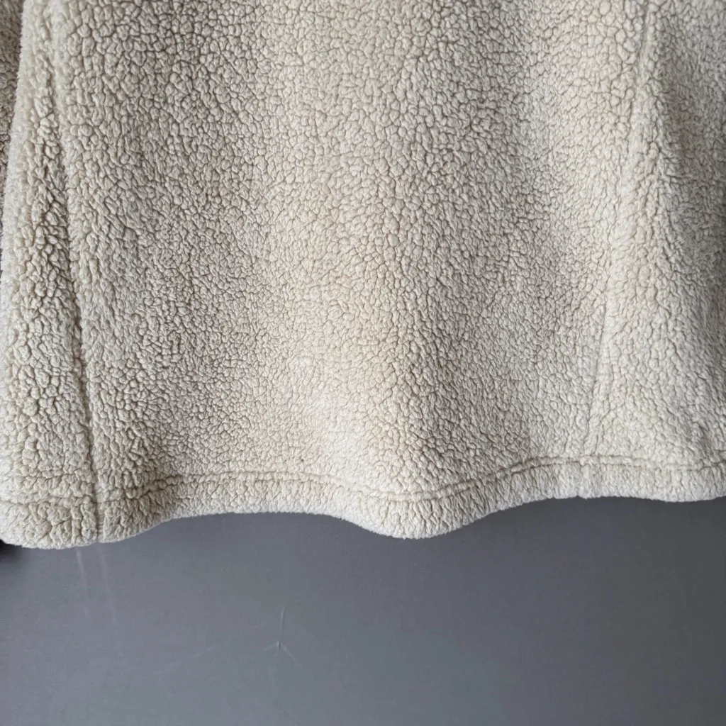 The North Face sz S‎ cream fleece jacket - Image 10