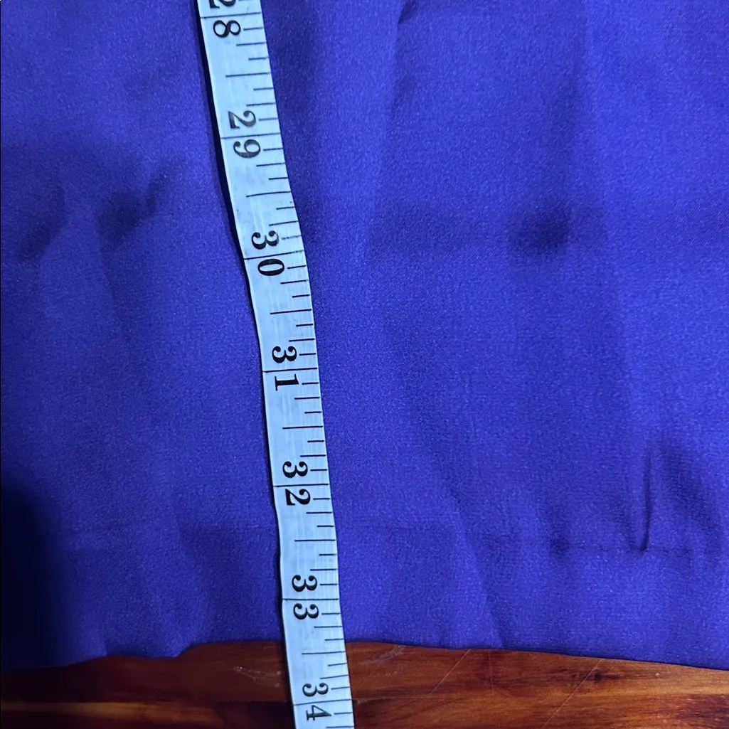 Purple Long Sleeve Blouse or dress Size M - Image 4