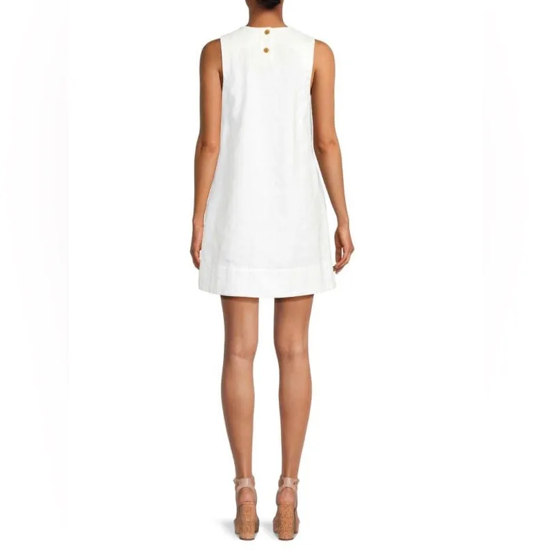 RAG & BONE Rosalind A-line Cotton-Linen Minidress, Size Small, $298 - Image 2