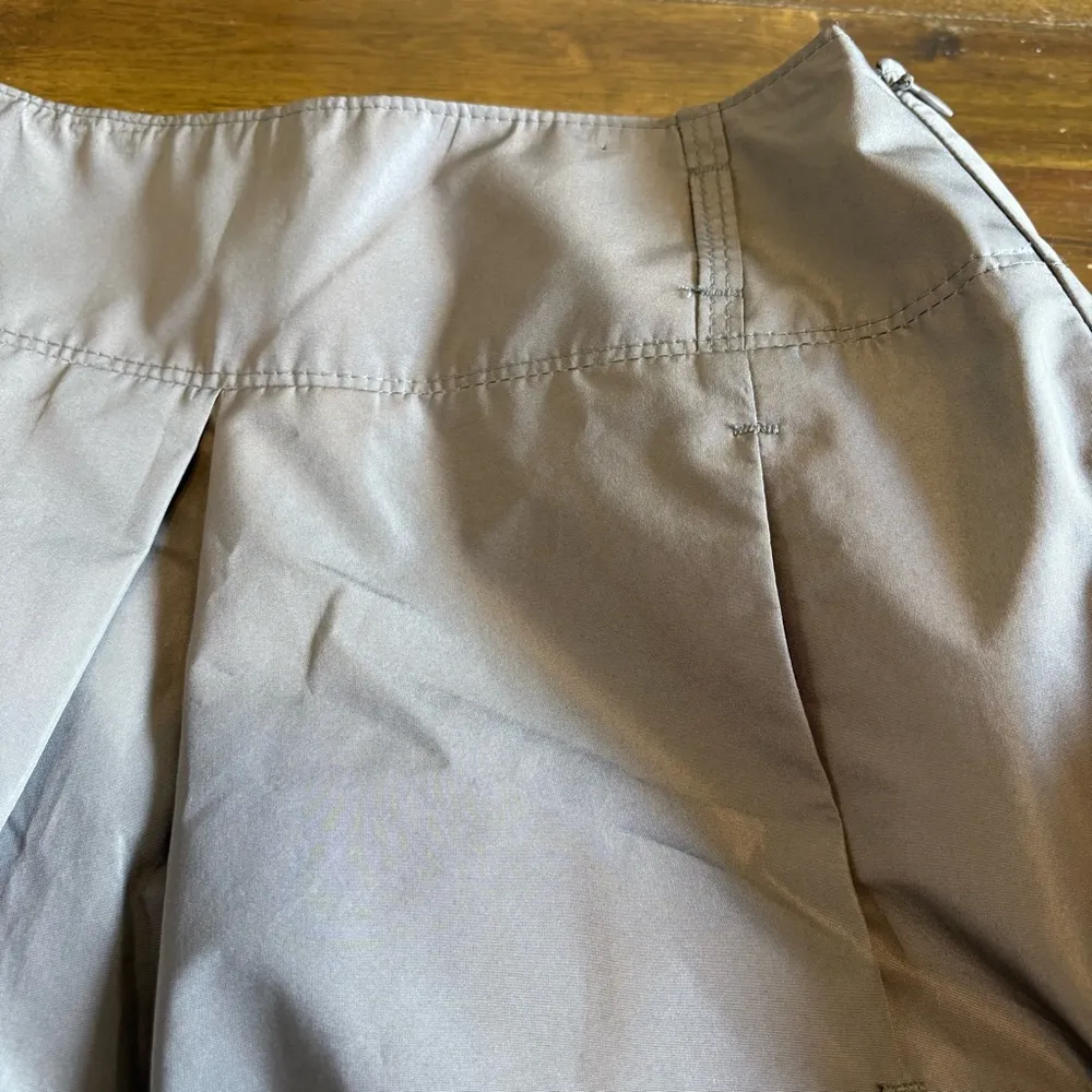 Karen Millen Skirt Gray Pleated Futuristic Edgy A Line women’s 4 Casual Dressy - Image 7