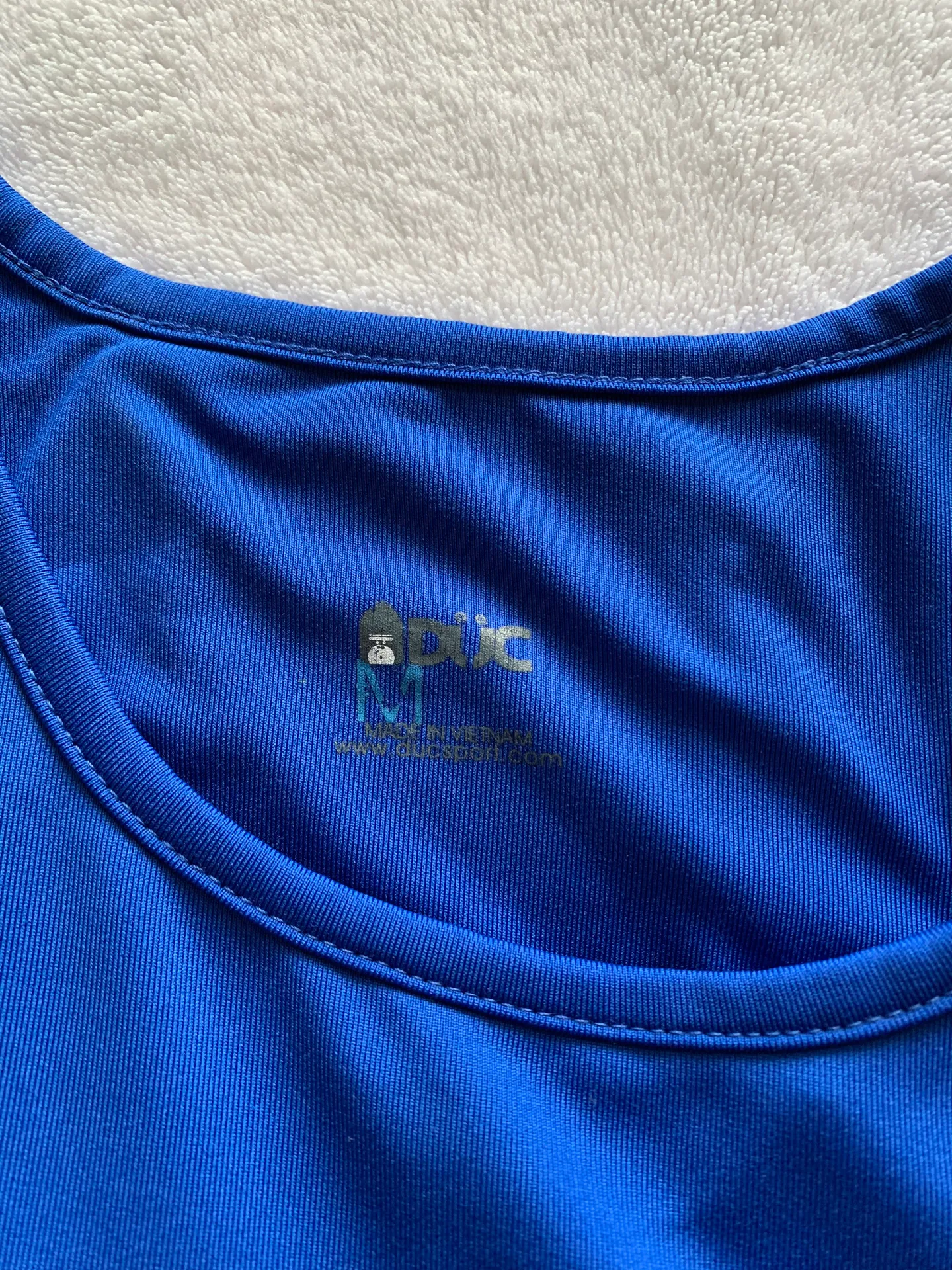 Tennis Tank Top Blue Size M - Image 5