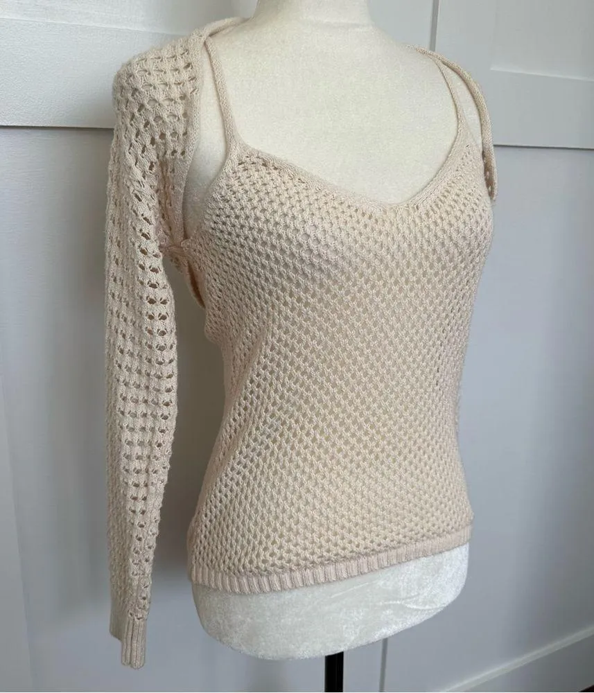 L’Agence Crochet Sammy Tank and Sweater Set - Image 5