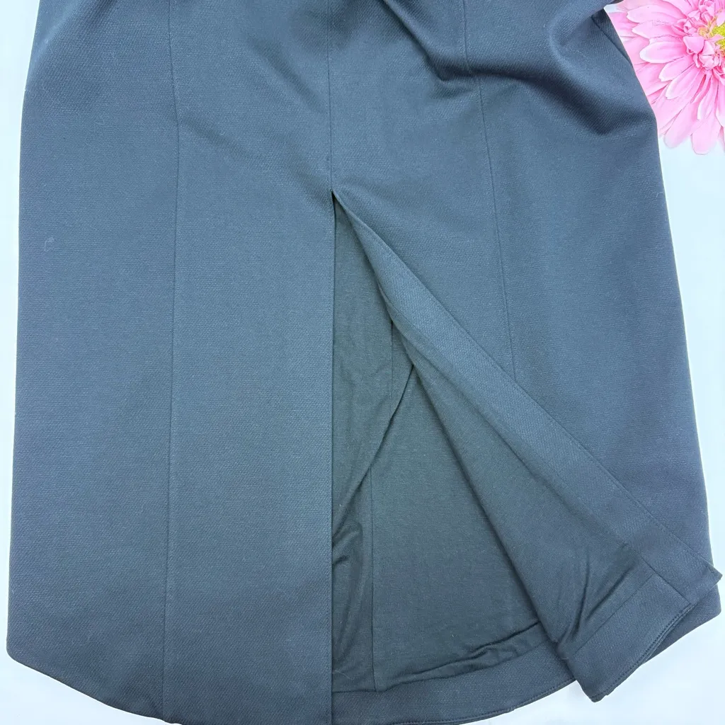 Maeve X Anthropologie Sheer Cutout Mesh Midi Dress Black Evening Event Party - Image 9