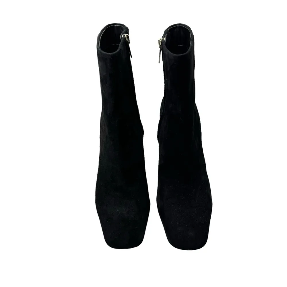 Sam Edelman Codie Ankle Bootie Black Suede Leather 10 - Image 2