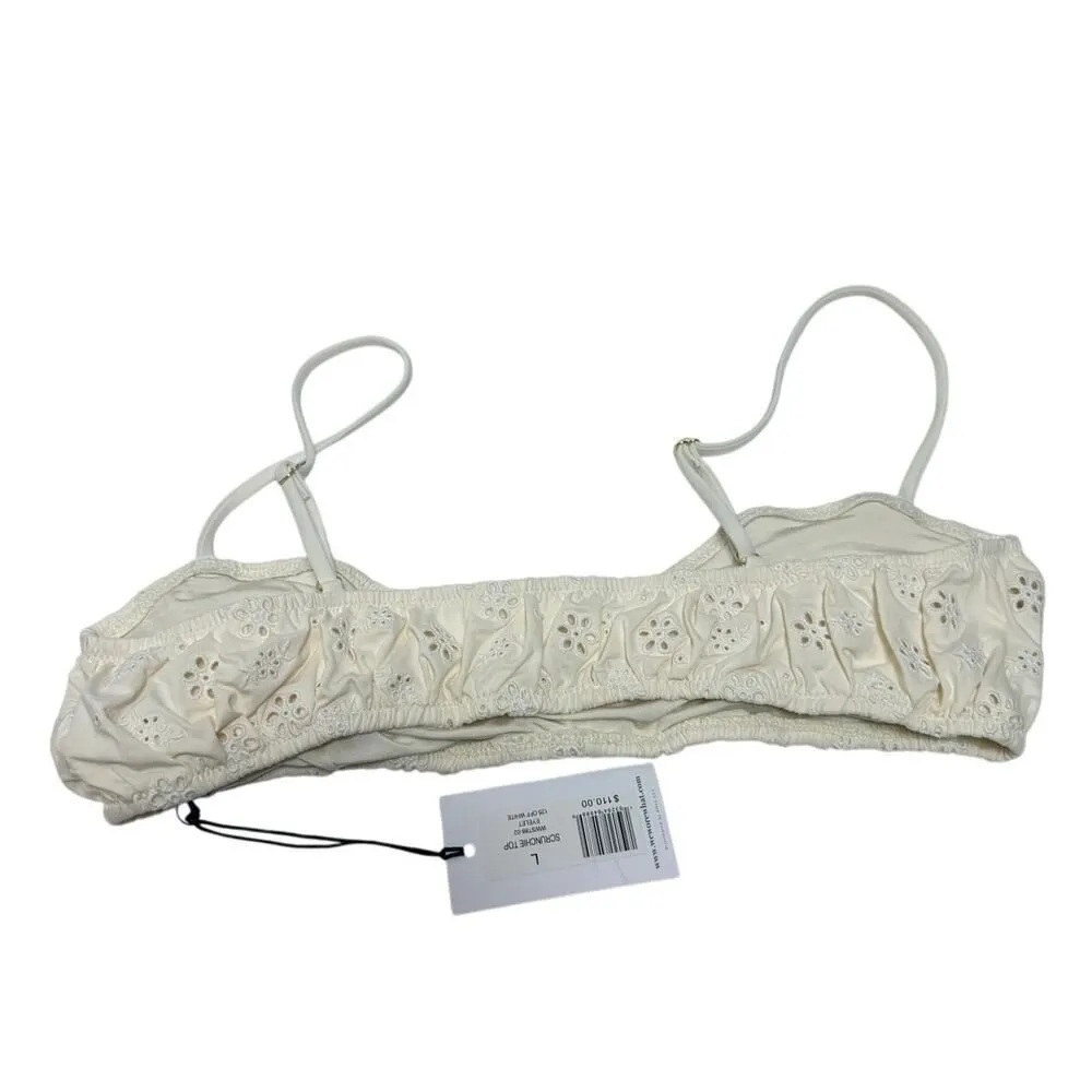 WeWoreWhat Scrunchie Bikini Top NWT Sz. L - Image 4