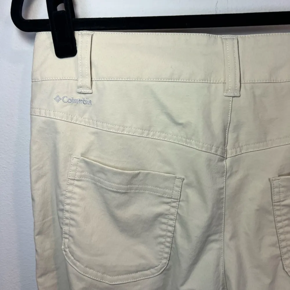 Columbia Women's Mumbai Mover III Pants Beige Omni-Shade Granola Girl Sz 8 Short - Image 11