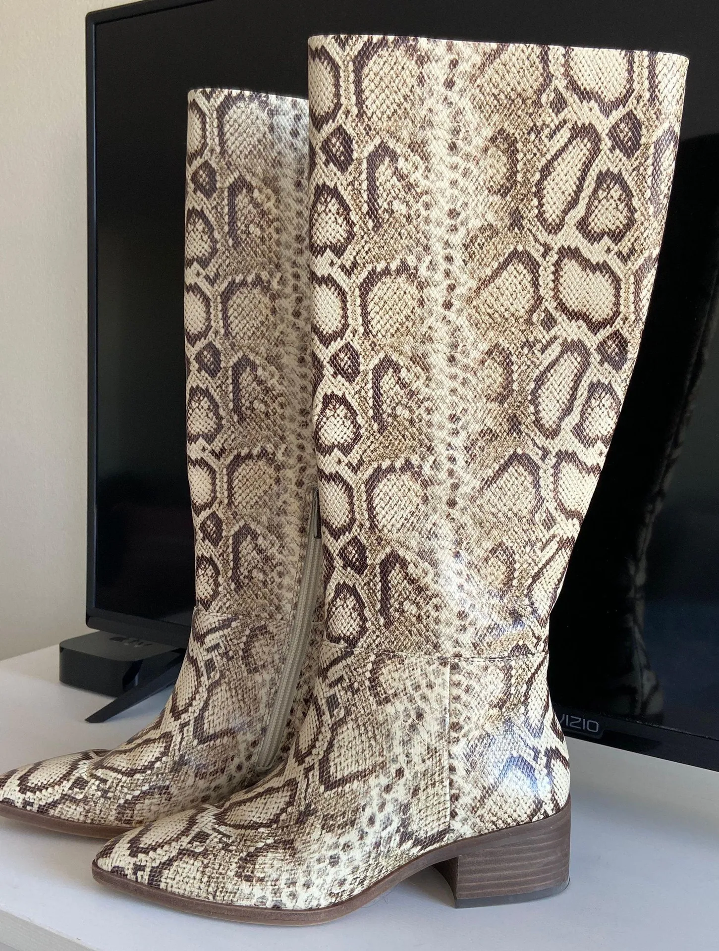 Beaanna Snakeskin Boots - Image 3