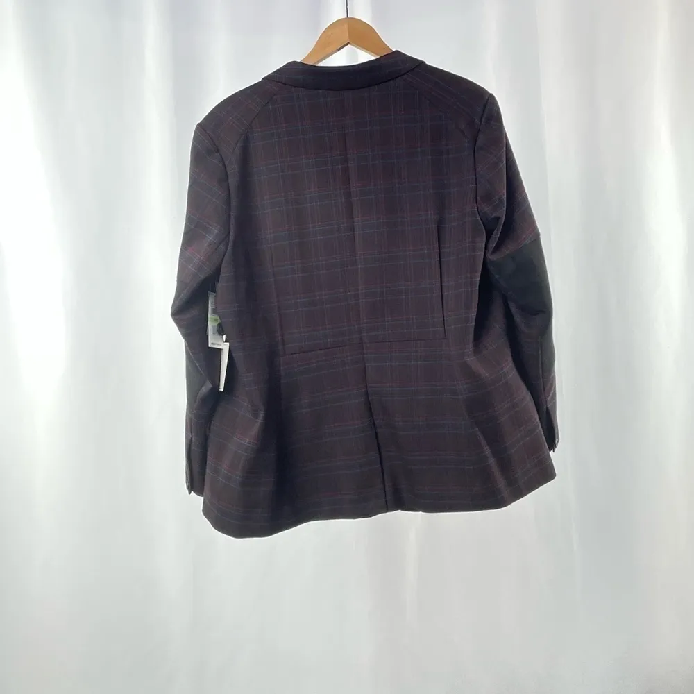 NWT 1.State Polished Nomad Blazer in Mahogany‎ Size 18W - Image 2