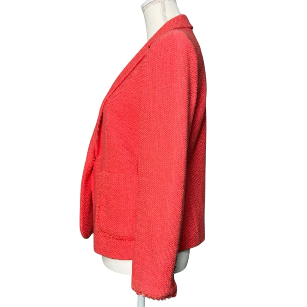 Ann Taylor Women’s Blazer Gold Tone Metal Buttons Size 4 - Image 4