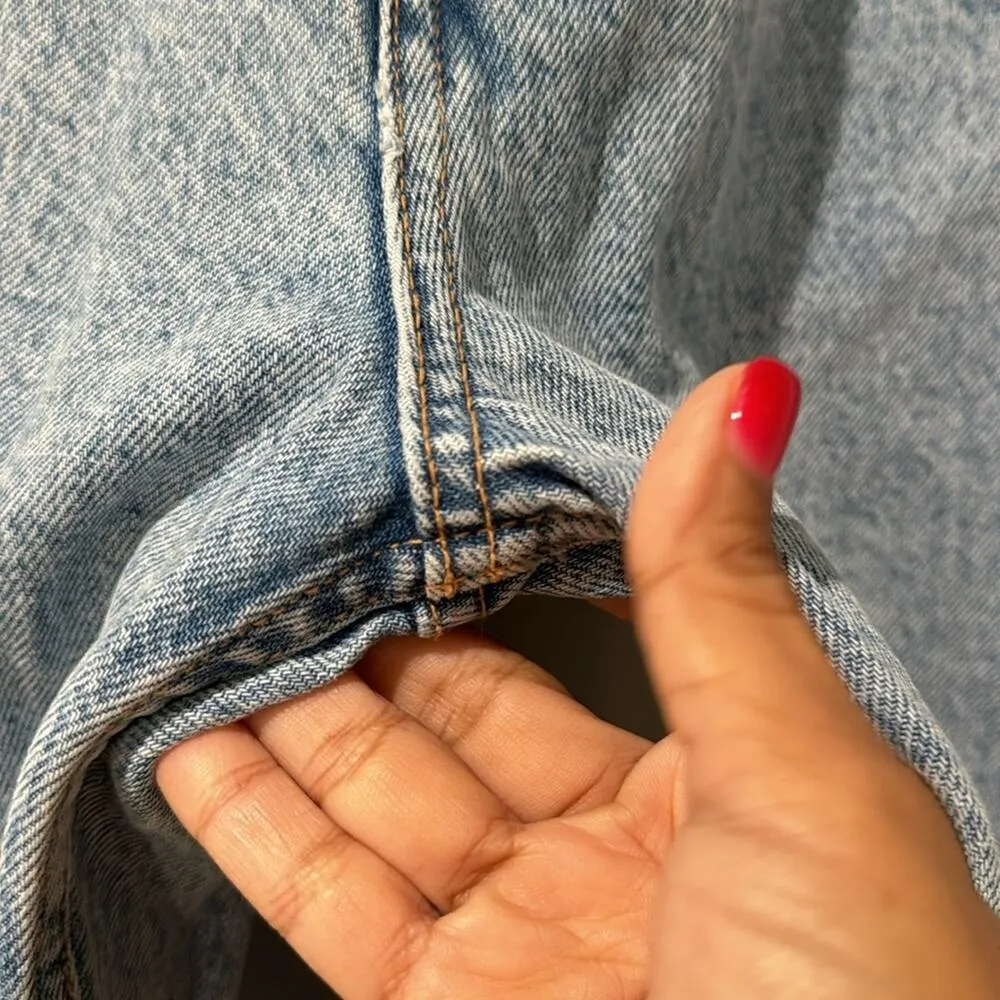 Zara Women’s Jeans High Waisted Boho Casual Street Wear Baggy - Image 3