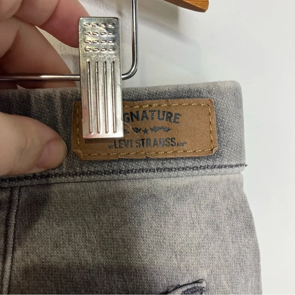 Levi Strauss jogger pull on‎ pants soft acid Wash gray size 10 - Image 5