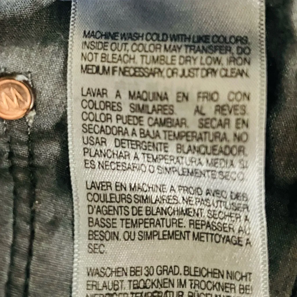 Mother Denim High Waisted Looker Skinny Jeans in the wash "Coffee, Tea or Me?" Black Size 25 - Image 13