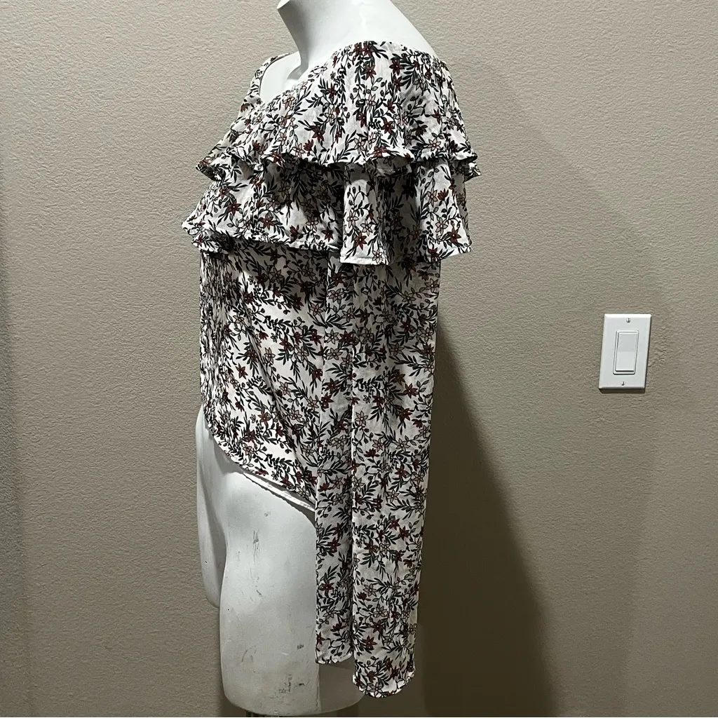 Rebecca Minkoff Floral off the Shoulder blouse - Image 6