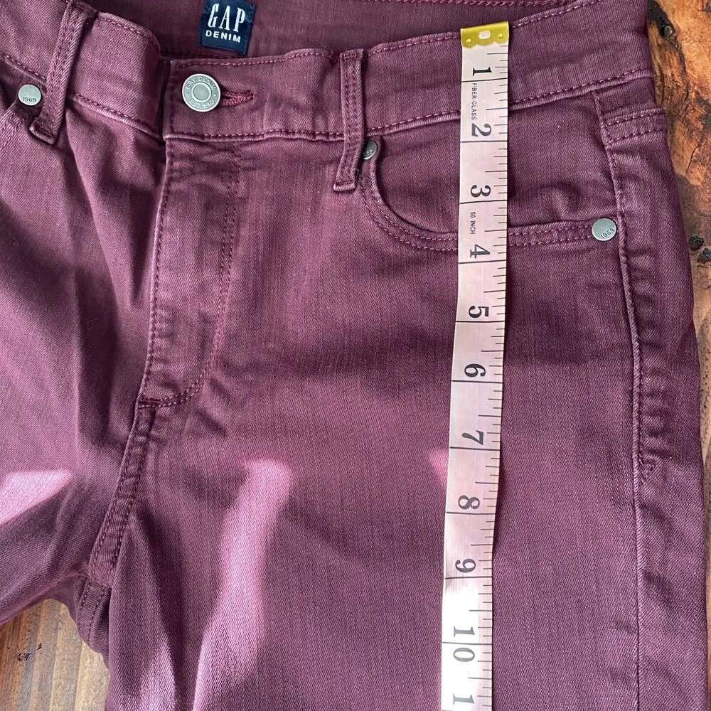 Gap Women's True Skinny Sculpt Vamp Red Jeans Size 29 Short Valentine's Day - Image 9