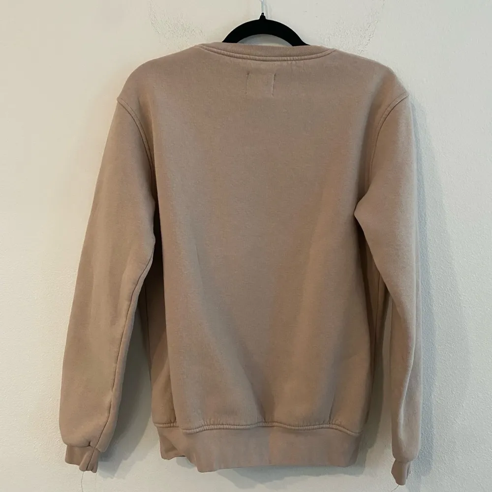 Paris France Crewneck M Beige Tan Size M - Image 4