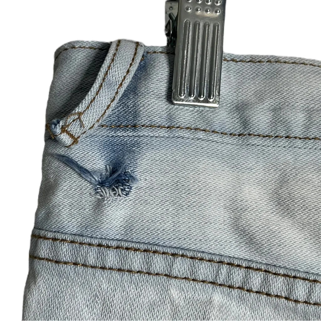 One Teaspoon‎ Awesome Baggie Jeans Blue Light Wash Highly Destroyed Distressed - Image 7