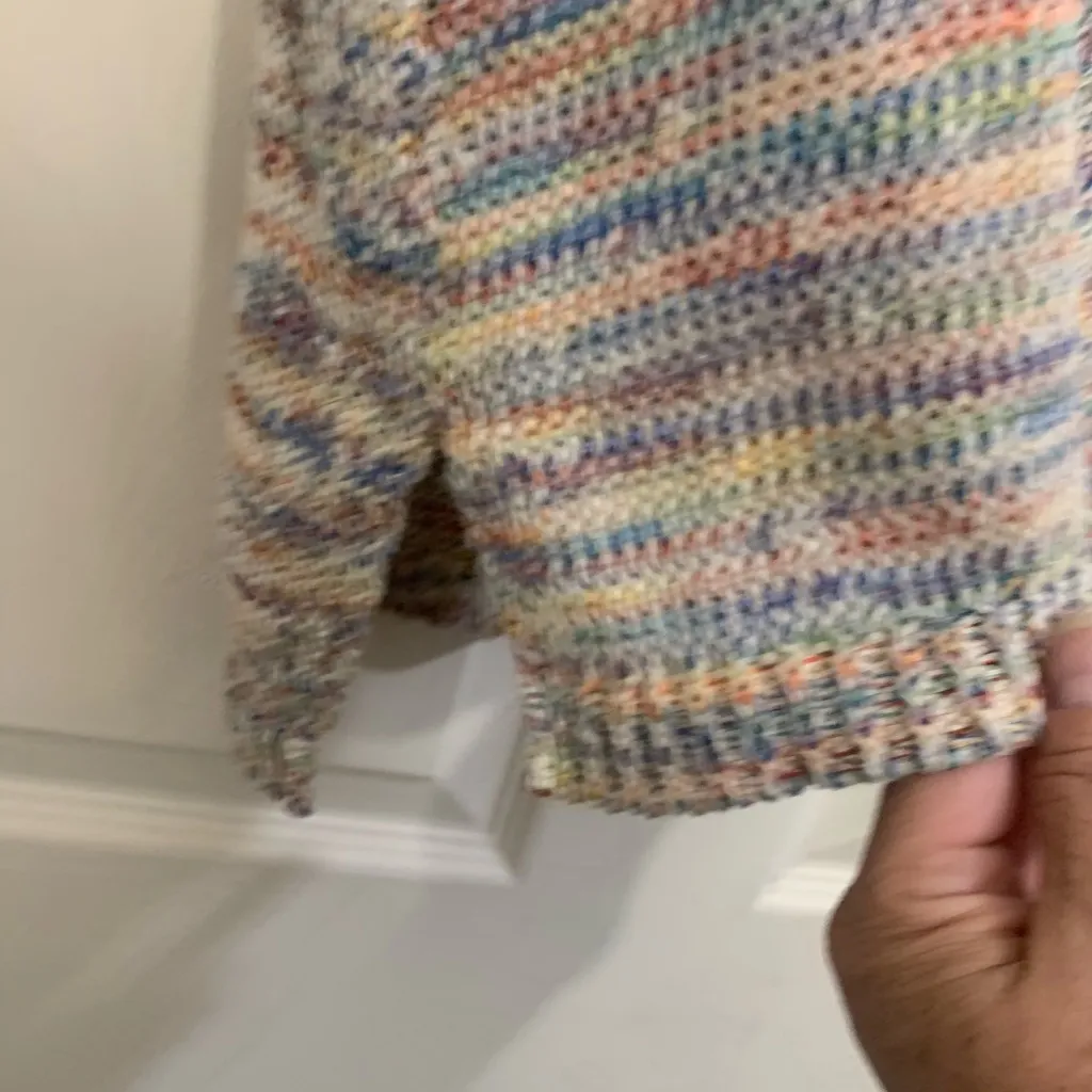 Matilda Jane Oversized Multi Colored Large Knit Sweater.       2527 - Image 4