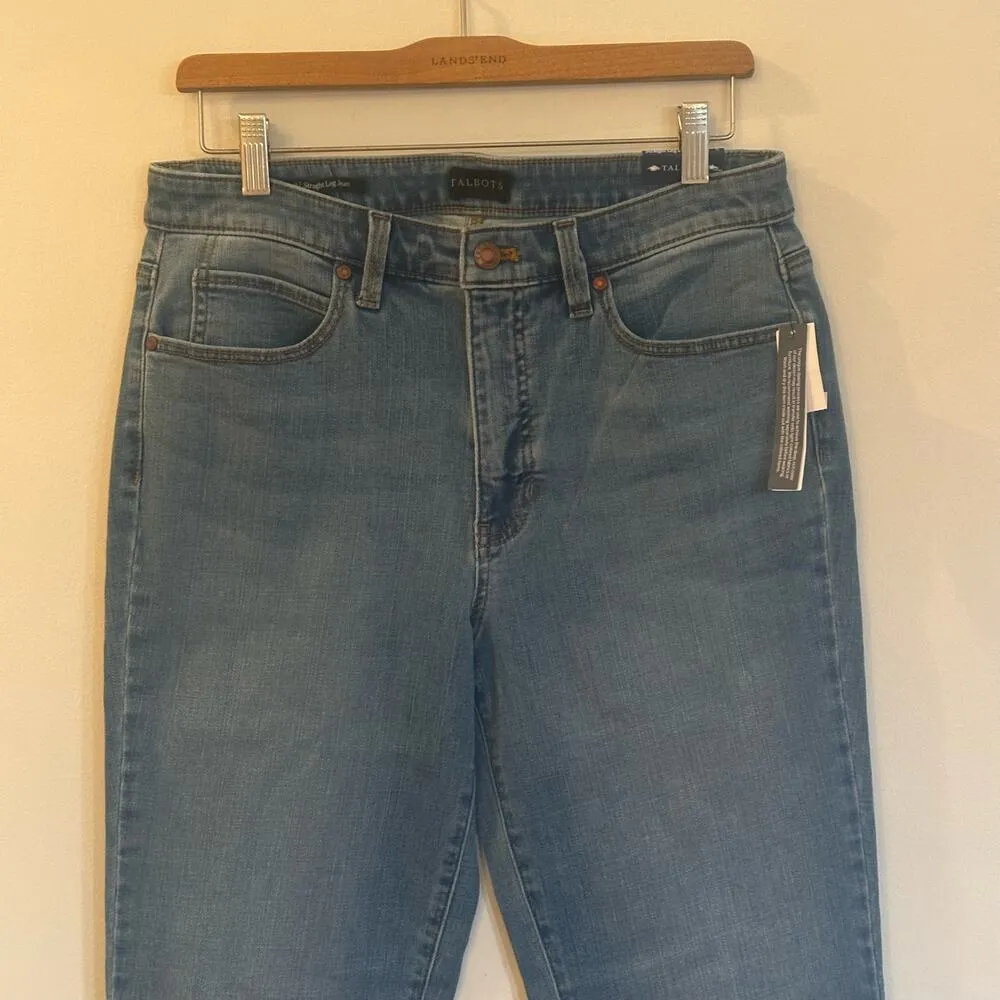 New Talbots Straight Leg Jeans sz 8 Women's Straight Leg Jeans medium wash - Image 8