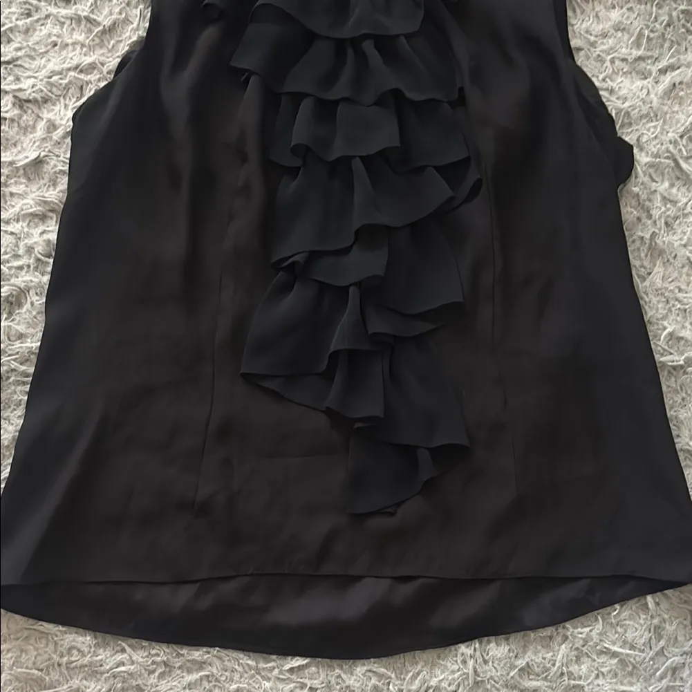 Nine West Black Ruffled Sleeveless - Image 3