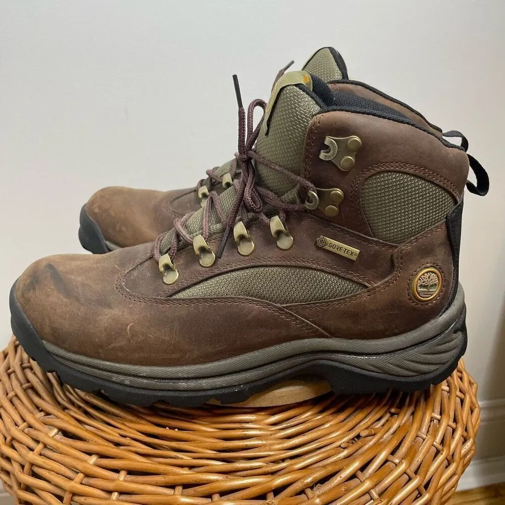 Timberland Chocorua BOOTS Gore-tex Hiking Womens Shoes 15631 Sz 10 Brown Leather - Image 2