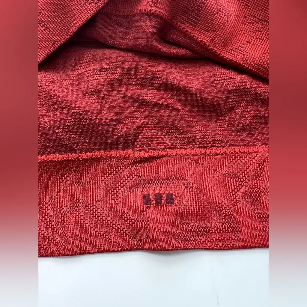 Lululemon Swiftly Relaxed Long Sleeve Shirt Mosaic Multiply Cayenne Red Merlot 8 - Image 5