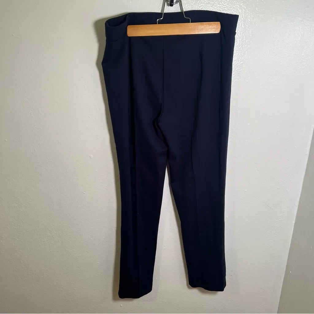 Susan Graver Everyday Legging Navy Blue Ankle Length XSP - Image 6