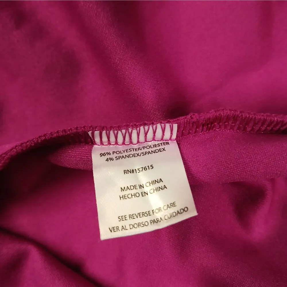 Tahari Women's Dress Size 6 Pink Ruched Office Career Work Party Night Out - Image 9