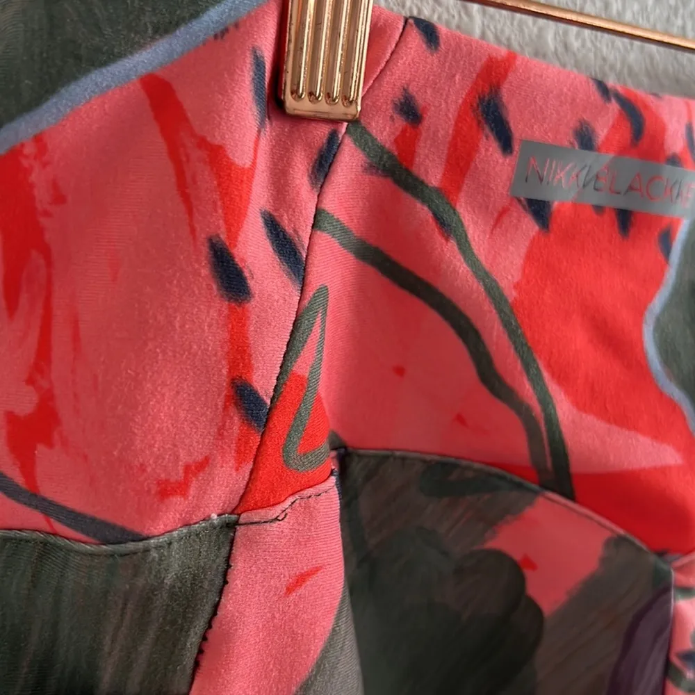 GymShark X Nikki Blackketter Dynamic Legging Pineapple Green Coral Small - Image 6