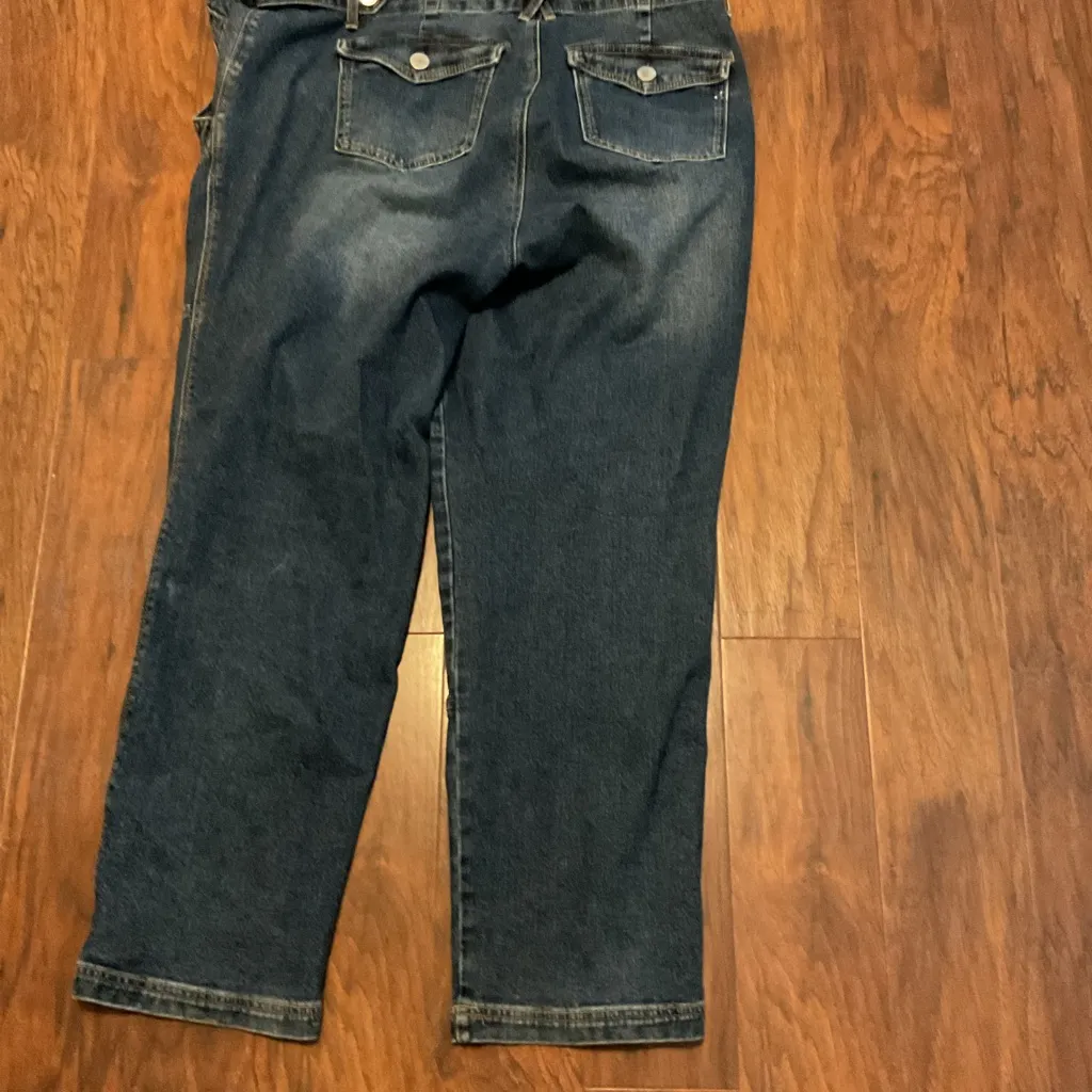 1822 Denim Dark Blue Ankle Jeans - Image 2