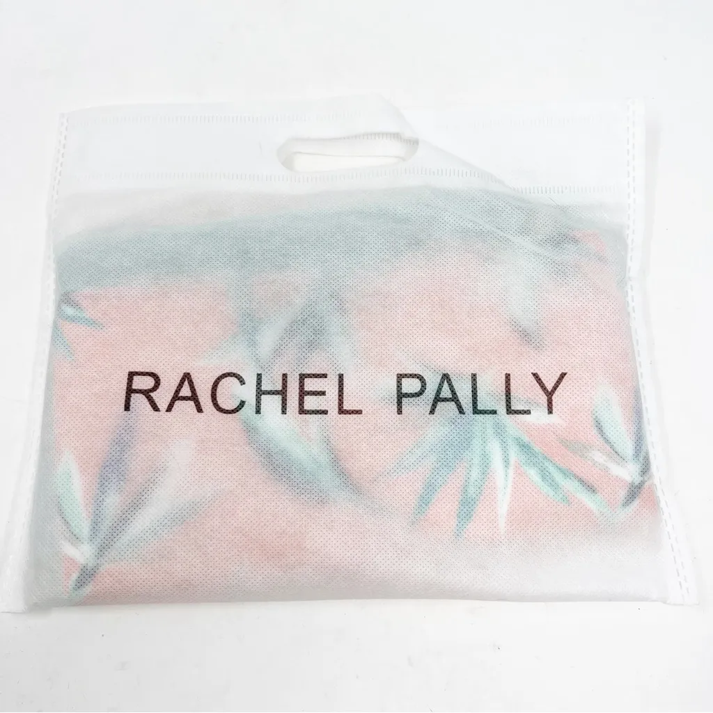 Rachel Pally Reversible Leather Clutch Tropical Paradise Mint Coral - Image 6