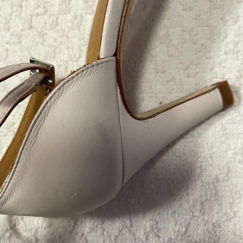 Emma Go Jolene Glitter Champagne and Cream Heels Gold Size 7 - Image 9