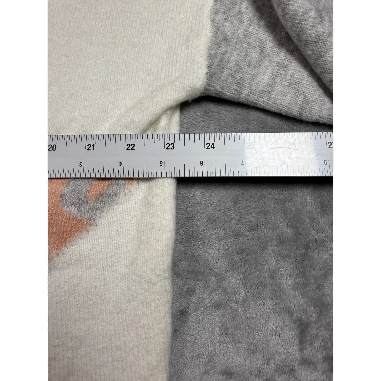 Andree By Unit Star Print Sweater Color Block Pullover Knit Top Womens Size L - Image 12