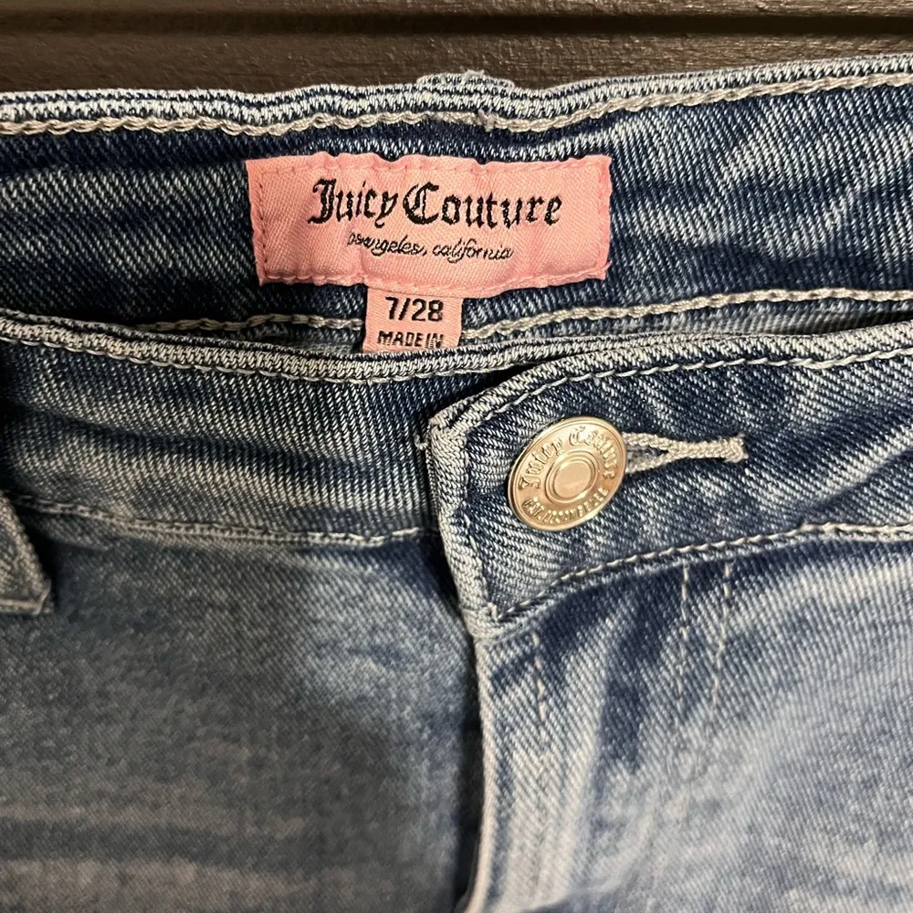 JUICY COUTURE 5 Pocket High Waist Denim Jean Skirt Women’s Sz 7/28 NWT - Image 2