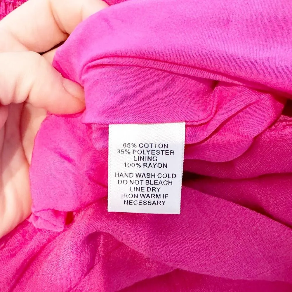 Pink Lily Cruise Through Town Halter Keyhole Mini Dress Hot Pink Large - Image 9