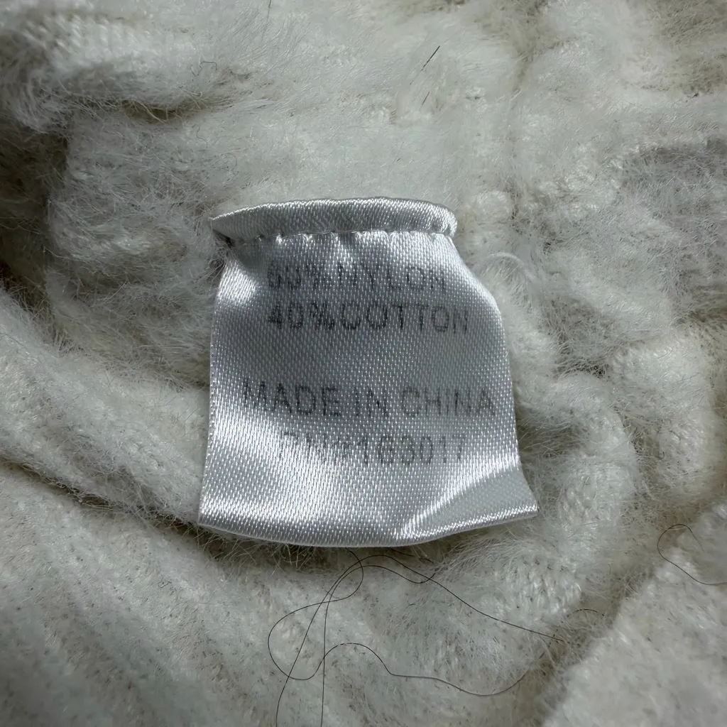 Princess Polly White Knit Sweater Size S/M - Image 5