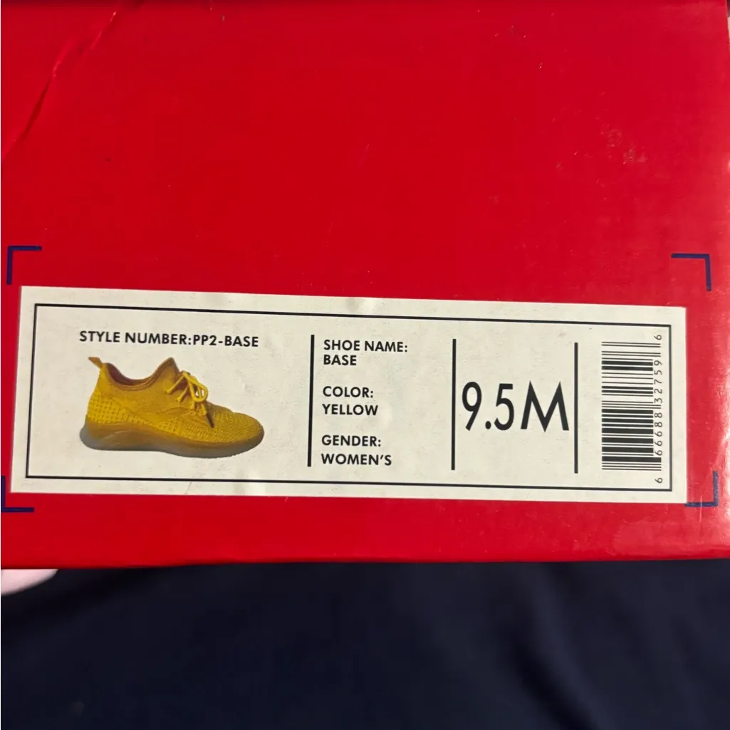 Pony PP2 Base Knit Lace Up Neon Yellow Women's Shoes Size 9.5M - Image 10