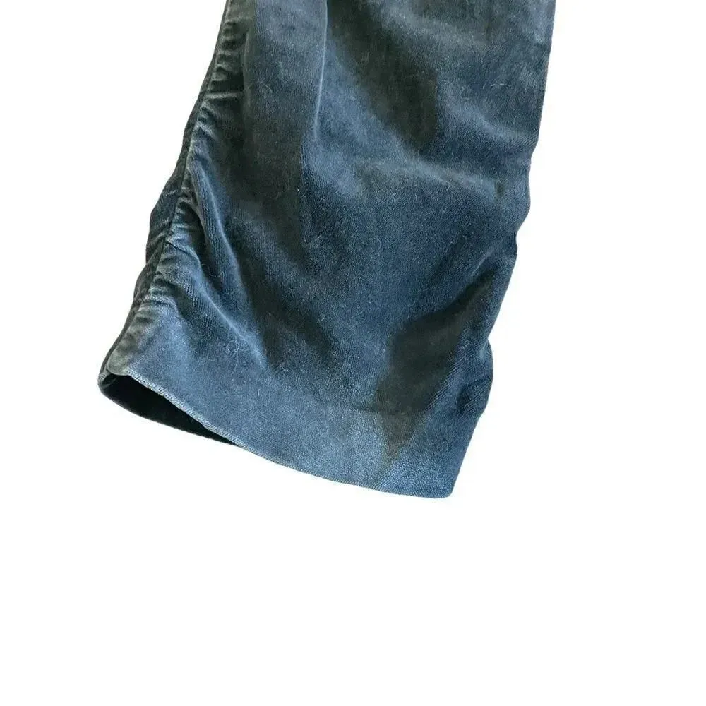 Theory Cotton Blend Green Velvet Skinny Womens Pants SZ 2 - Image 7