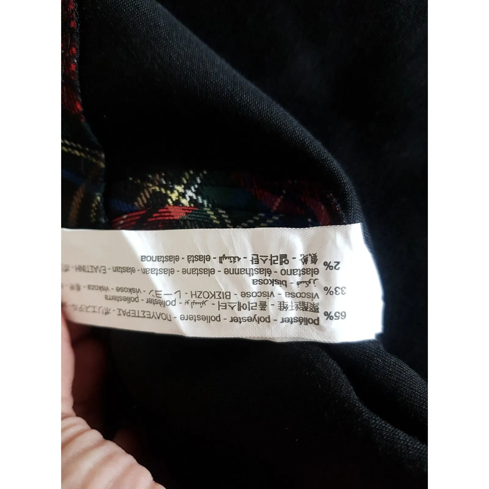 Zara Skirt Size Small Plaid High Waist School Mini Preppy Dark Academia Autumn - Image 10