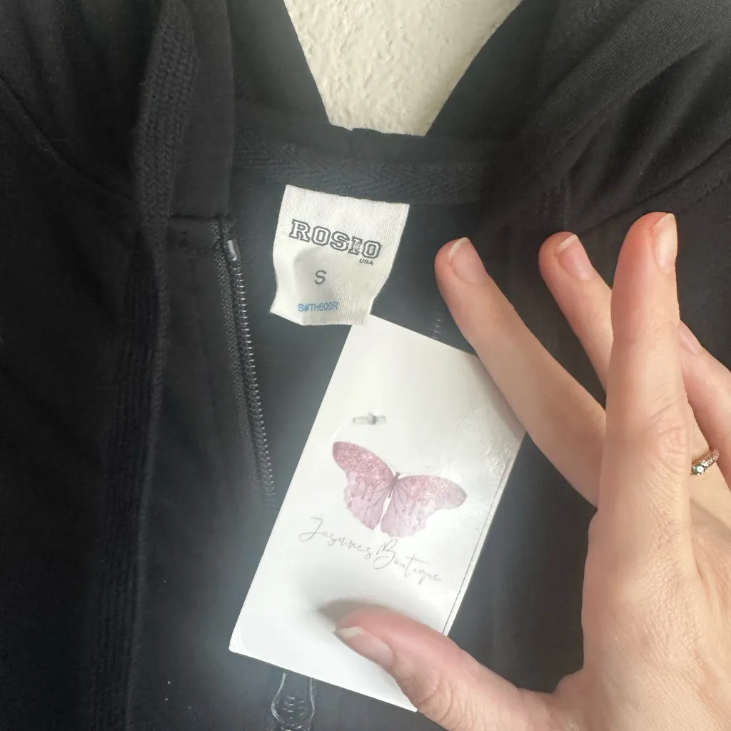 Rosio Black Utility Jacket - Image 3