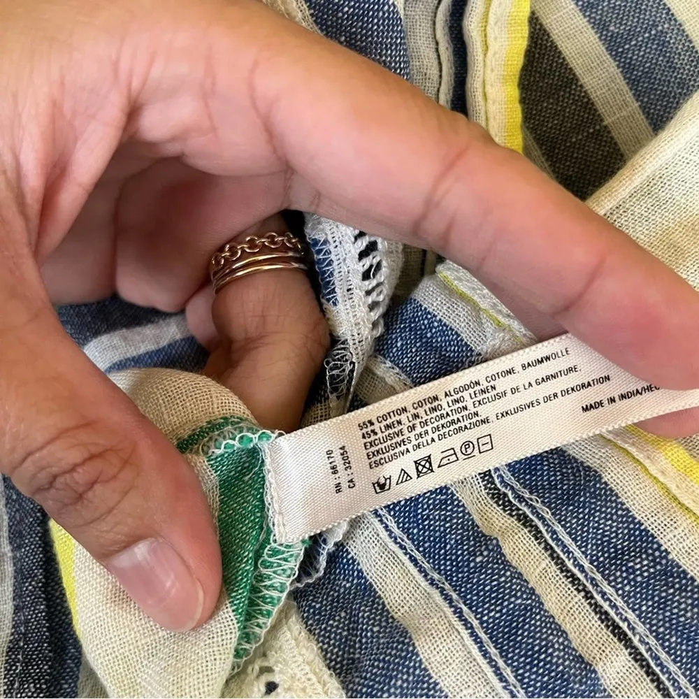 Anthropologie Mermaid Striped Popover Top - Image 10