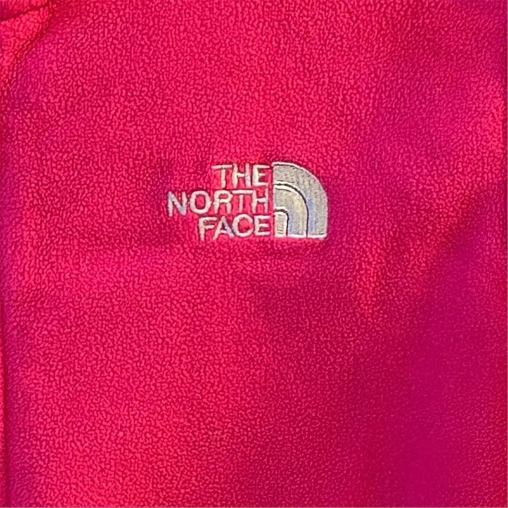 The North Face Women's Pink Sherpa Fleece Hooded Jacket Size M - Image 5
