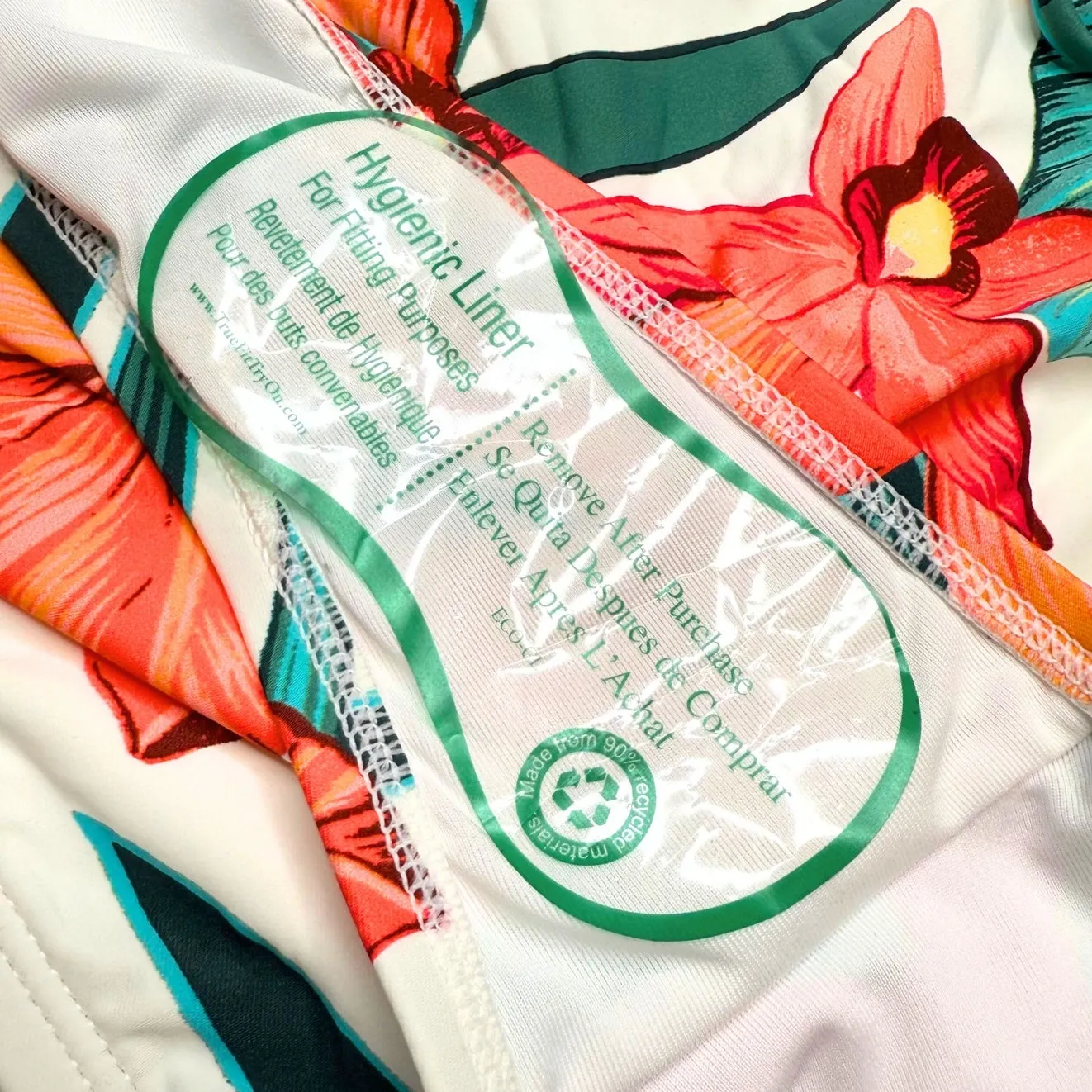 Coco Reef Island Flora Shirred High Waist Floral Bikini Bottoms Small Tropical - Image 8