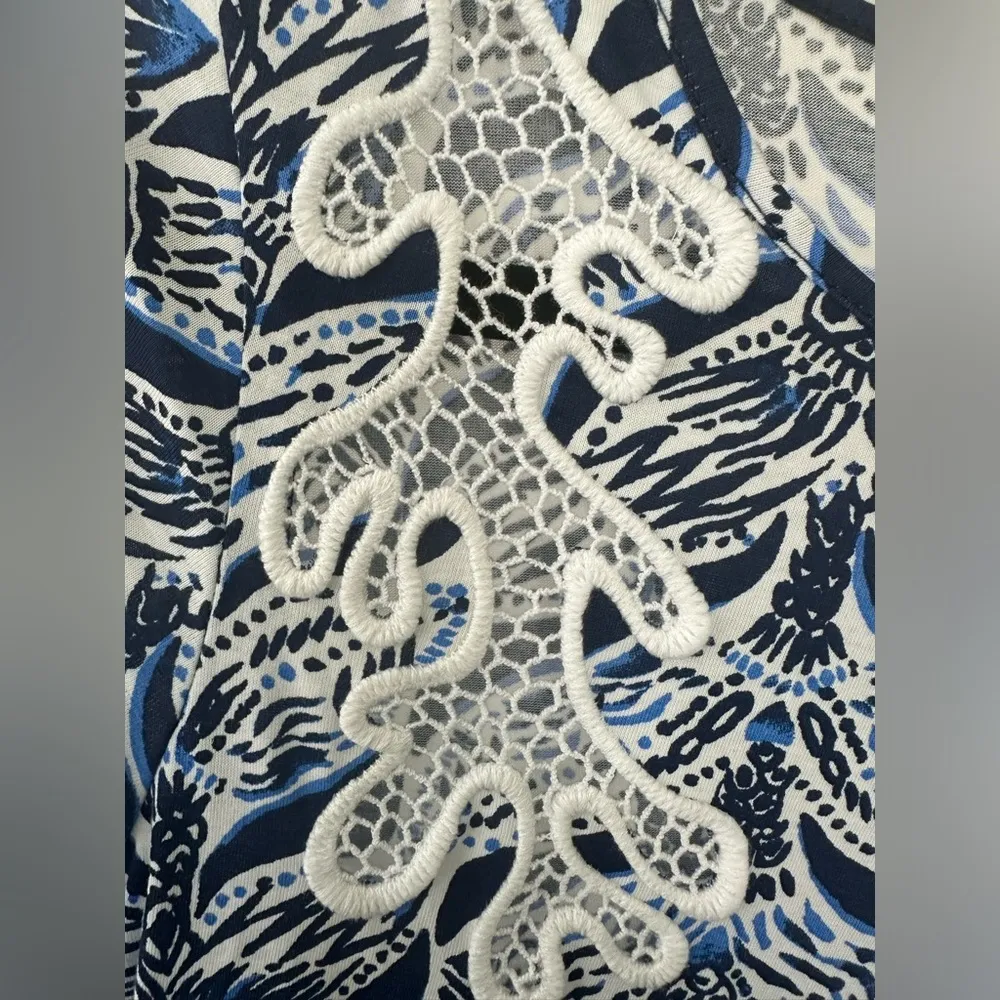 Lilly Pulitzer NWOT 100% Pima Cotton A Mermaids Tail Marlow Mini Dress XS - Image 7