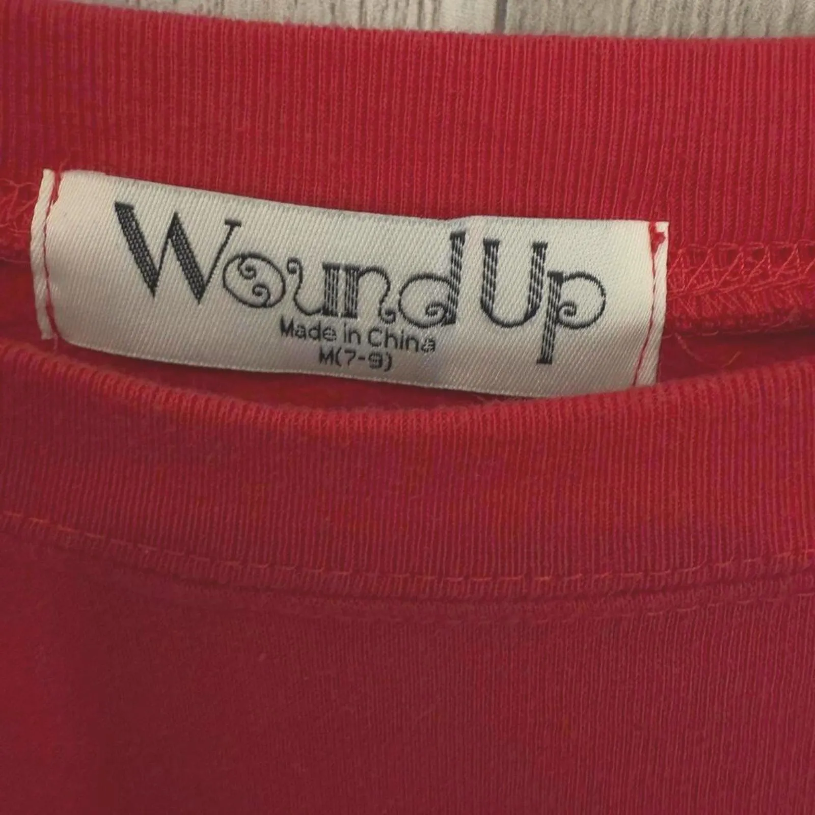 Wound Up Red 'Love Yourself' Sweatshirt Women's Size M (7-8) Relaxed Valentines - Image 4